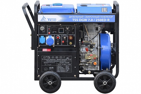 генератор дизельный инверторный tss dgw 7.0/ 250ed-r